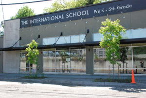 International School Seismic Upgrades, single sided concrete walls