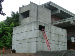 Sylvania Portland Community College, architectural concrete
